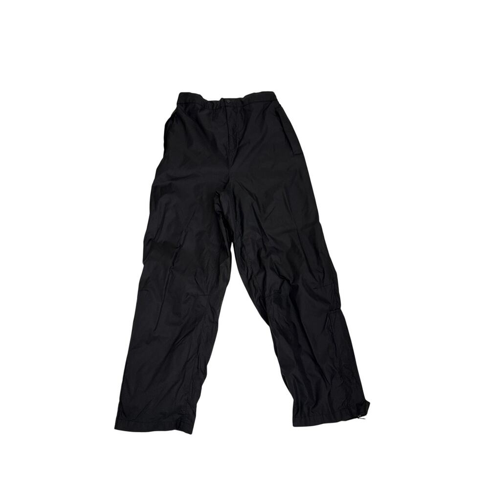 The Weather Co Black Nylon All Weather Waterproof Rain Pants Size Men's XL